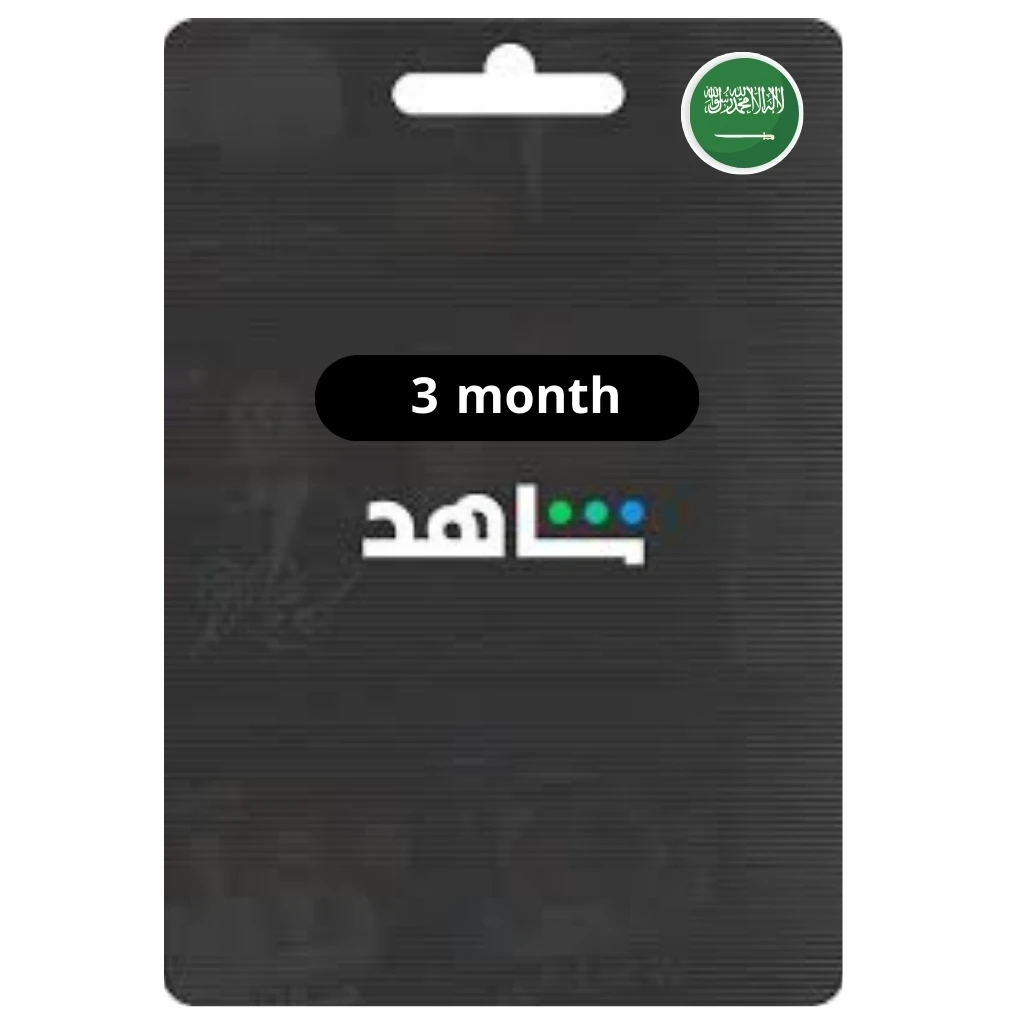 3 Months Subscription-Shahid KSA