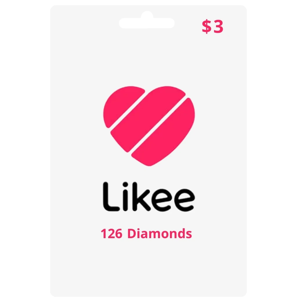126 Likee Diamonds 3$