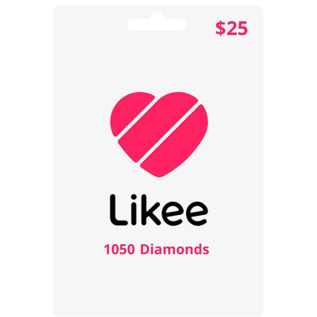 1050 Likee Diamonds 25$