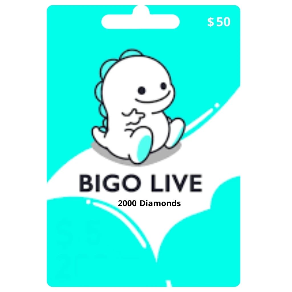 2000 Diamonds bigo live 50$